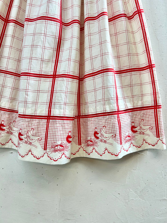 Vintage End Pattern Skirt [F30353]