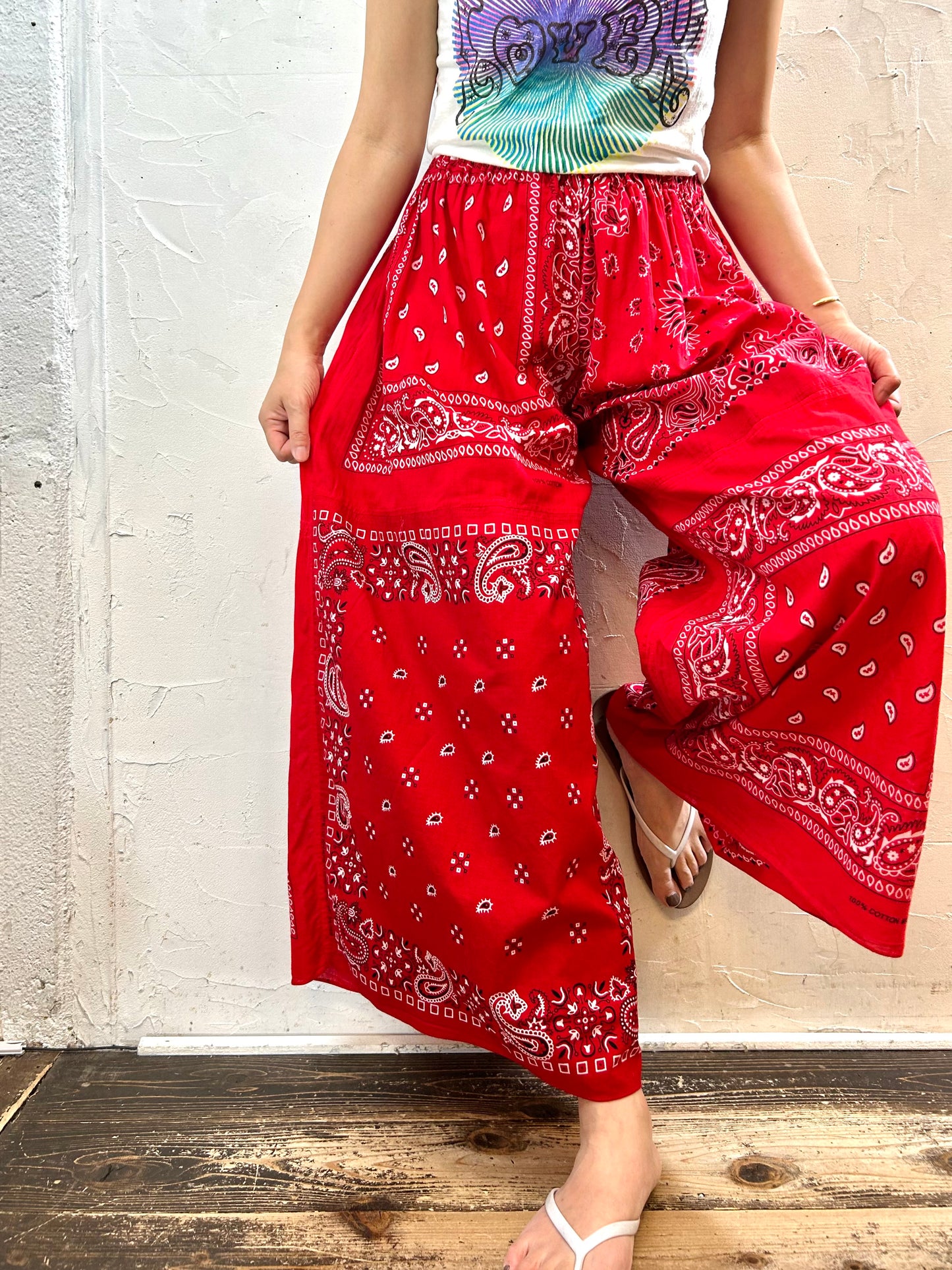 Vintage Bandana Pants 〜Amy Nina〜 [G27847]