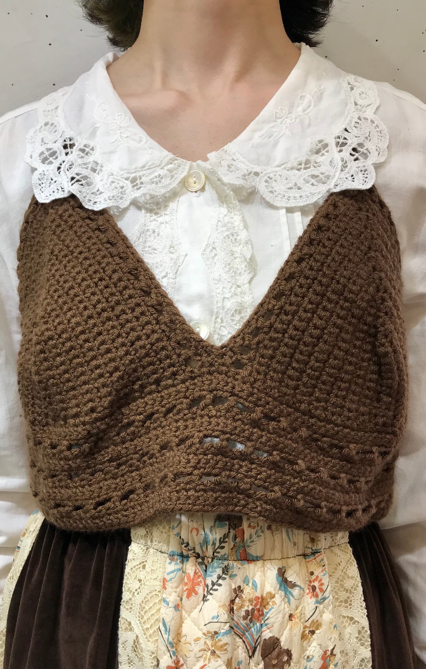 Vintage Knit Bustier [I25097]