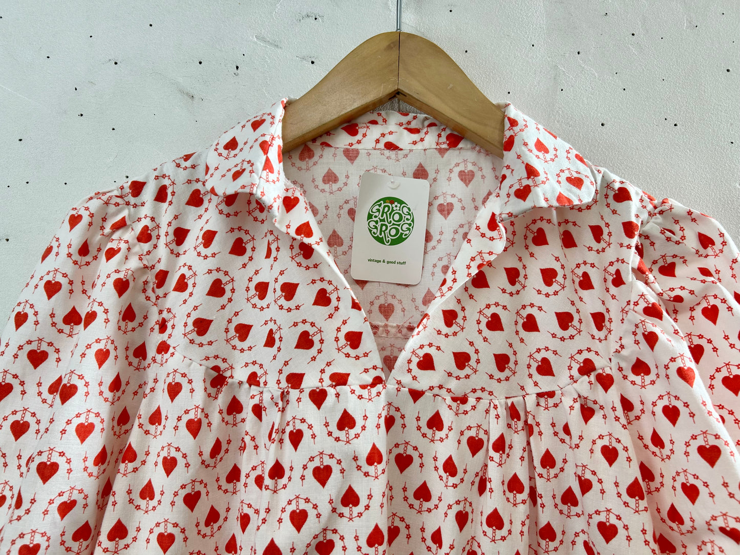 Vintage Heart Pattern Dress [F30354]
