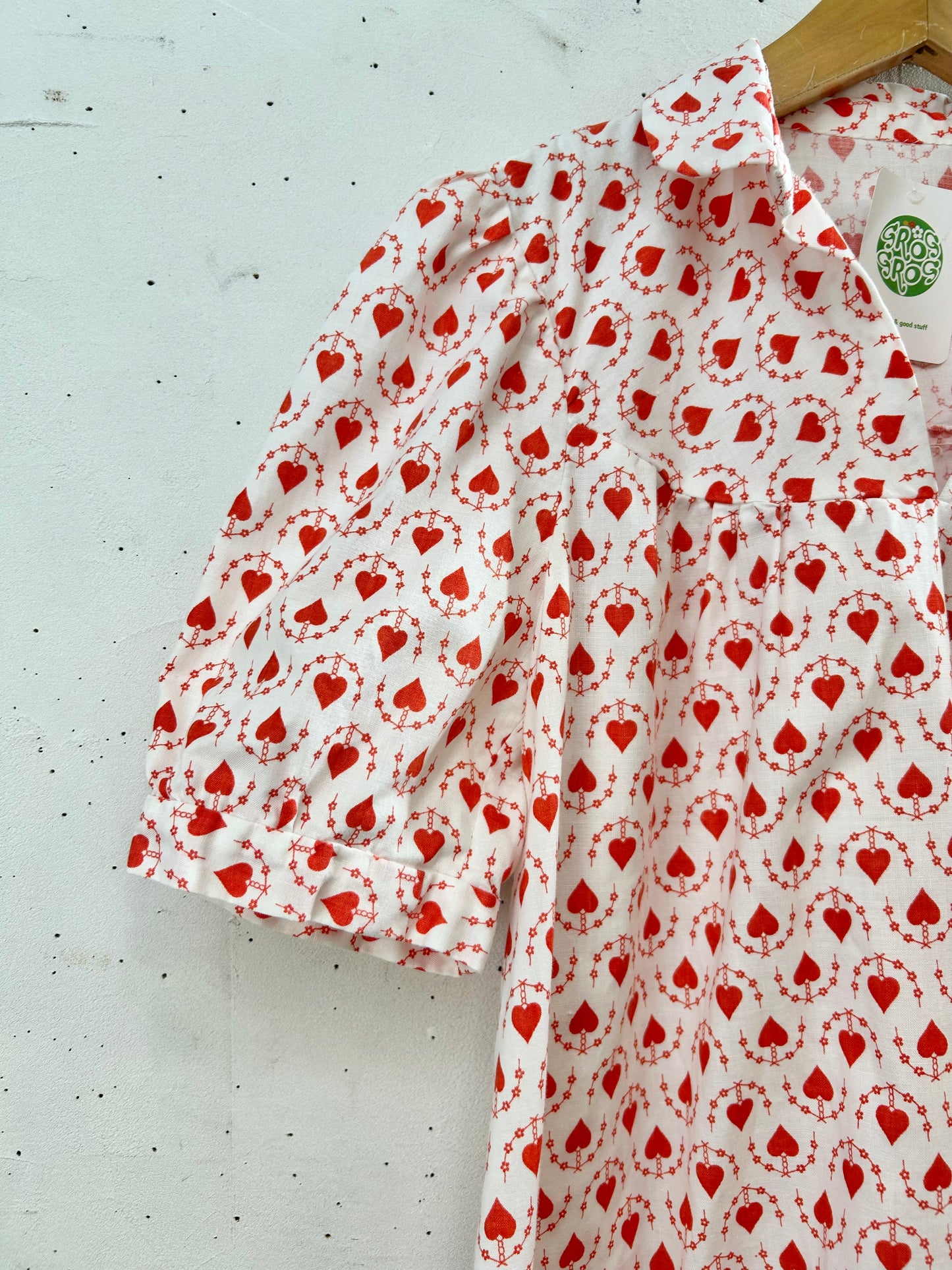Vintage Heart Pattern Dress [F30354]
