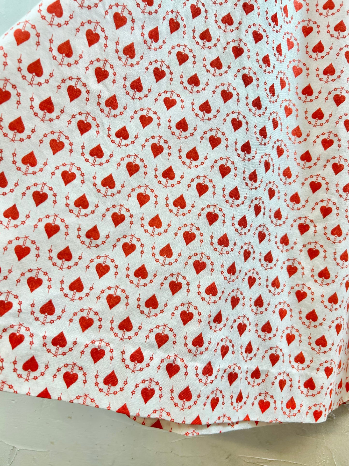 Vintage Heart Pattern Dress [F30354]