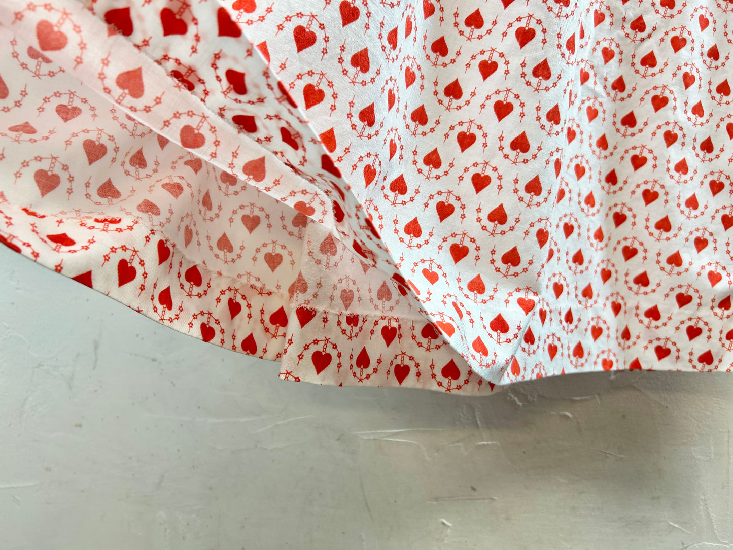 Vintage Heart Pattern Dress [F30354]