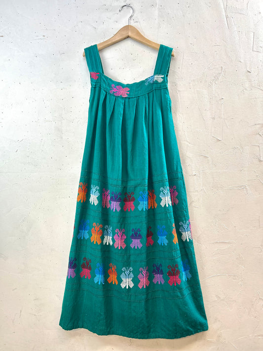 Vintage Guatemala Embroidery Dress[G30104]