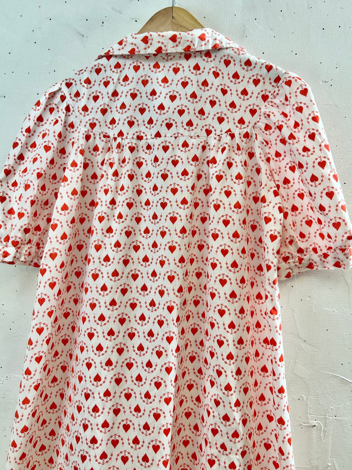 Vintage Heart Pattern Dress [F30354]