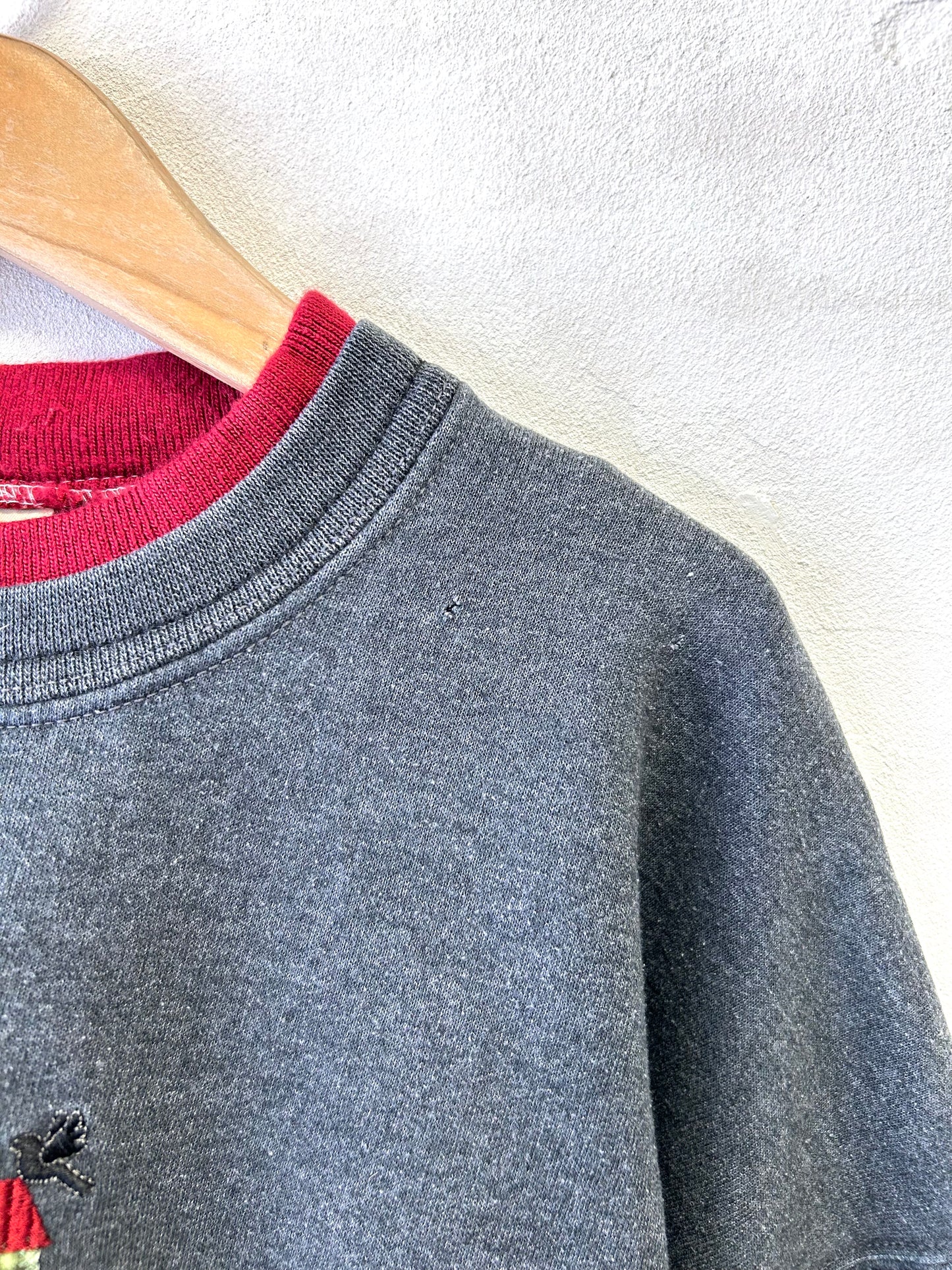 Vintage Sweat ~top stitch~ MADE IN MEXCO  [I28376]