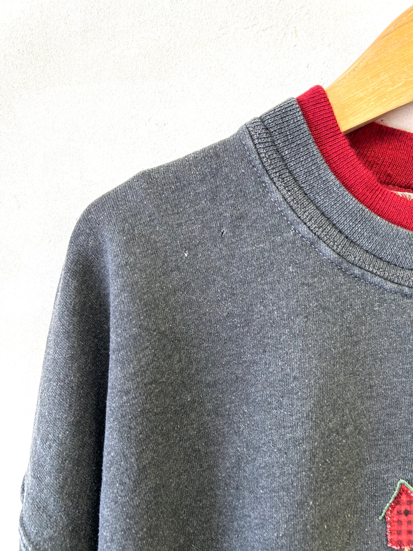 Vintage Sweat ~top stitch~ MADE IN MEXCO  [I28376]