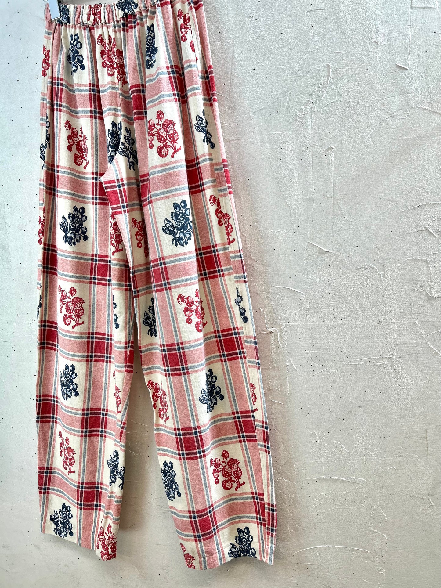 Vintage Plaid Pants  [D29927]