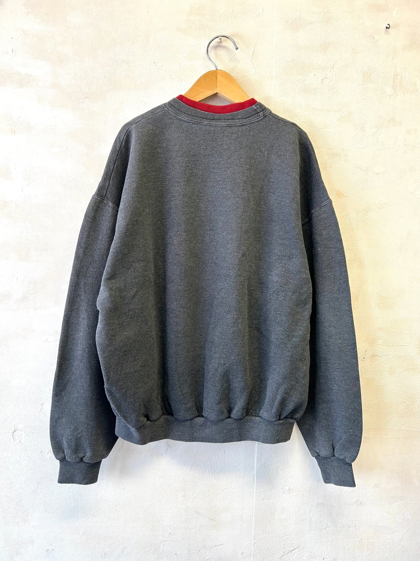 Vintage Sweat ~top stitch~ MADE IN MEXCO  [I28376]