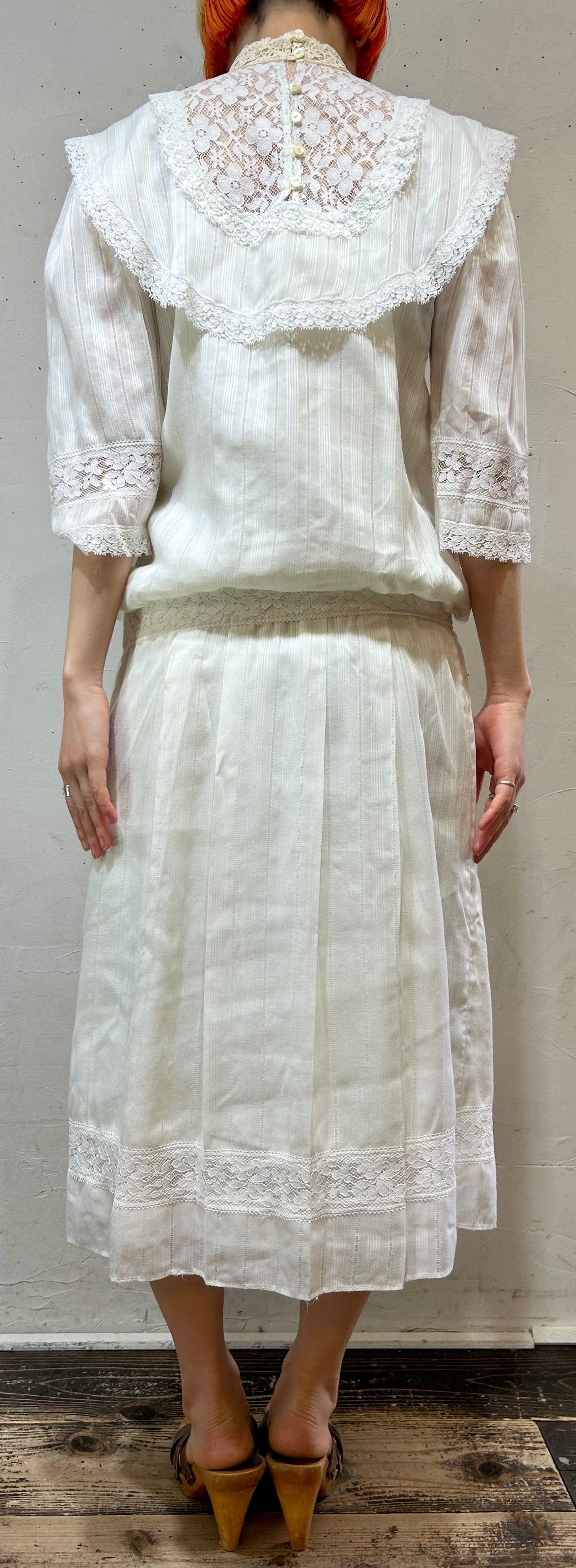 ’80s Vintage Dress 〜GUNNE SAX〜[B26331]