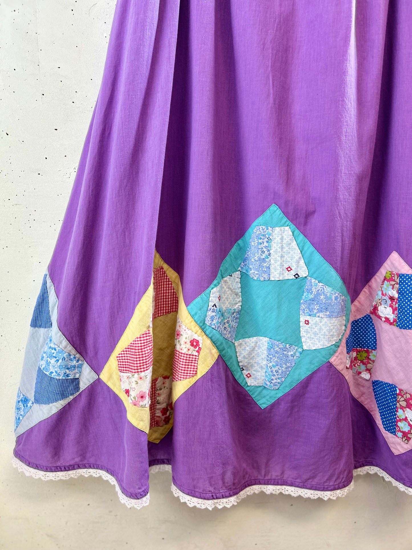 '70s Vintage Patchwork Skirt [G30783]