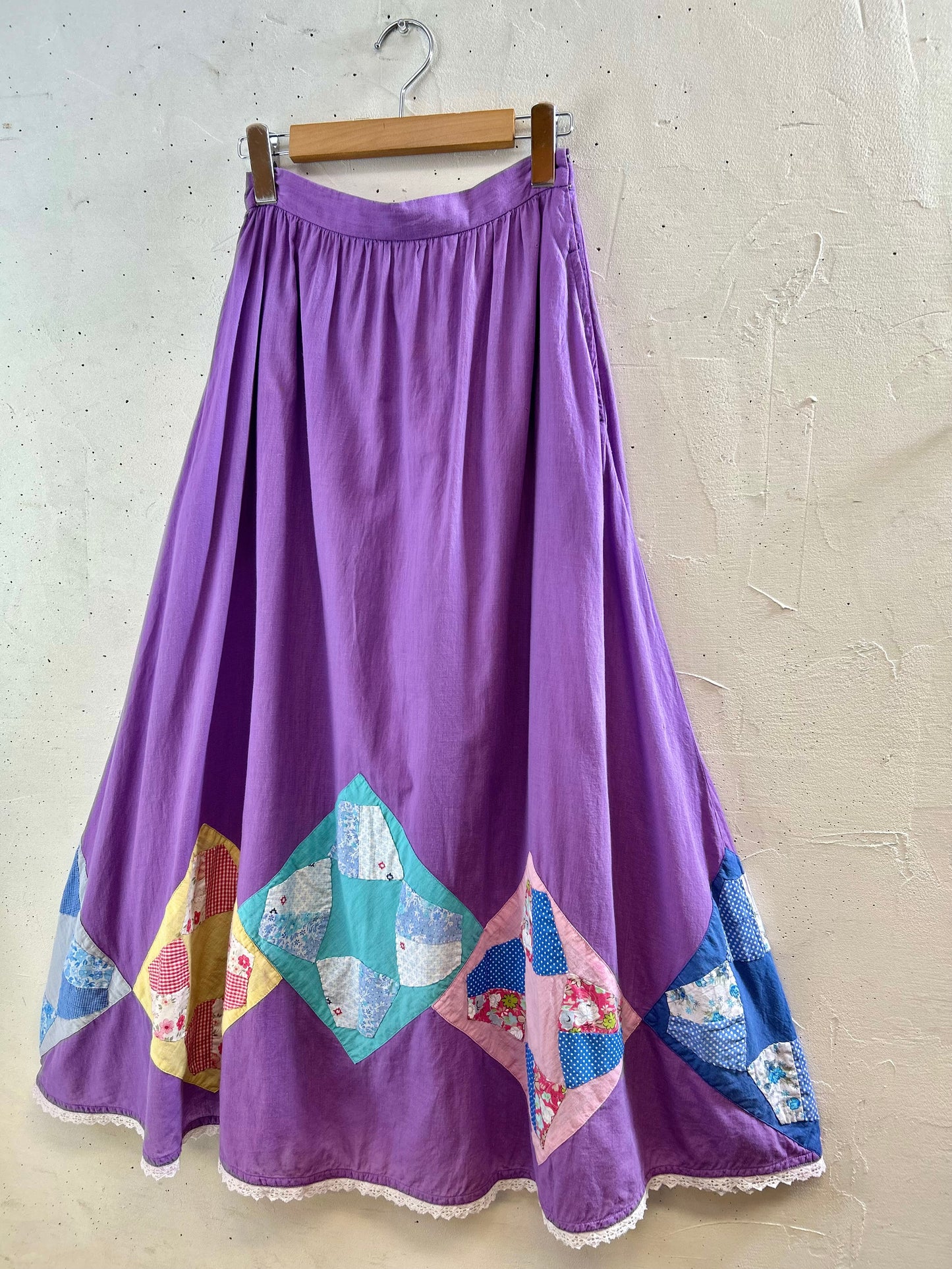 '70s Vintage Patchwork Skirt [G30783]