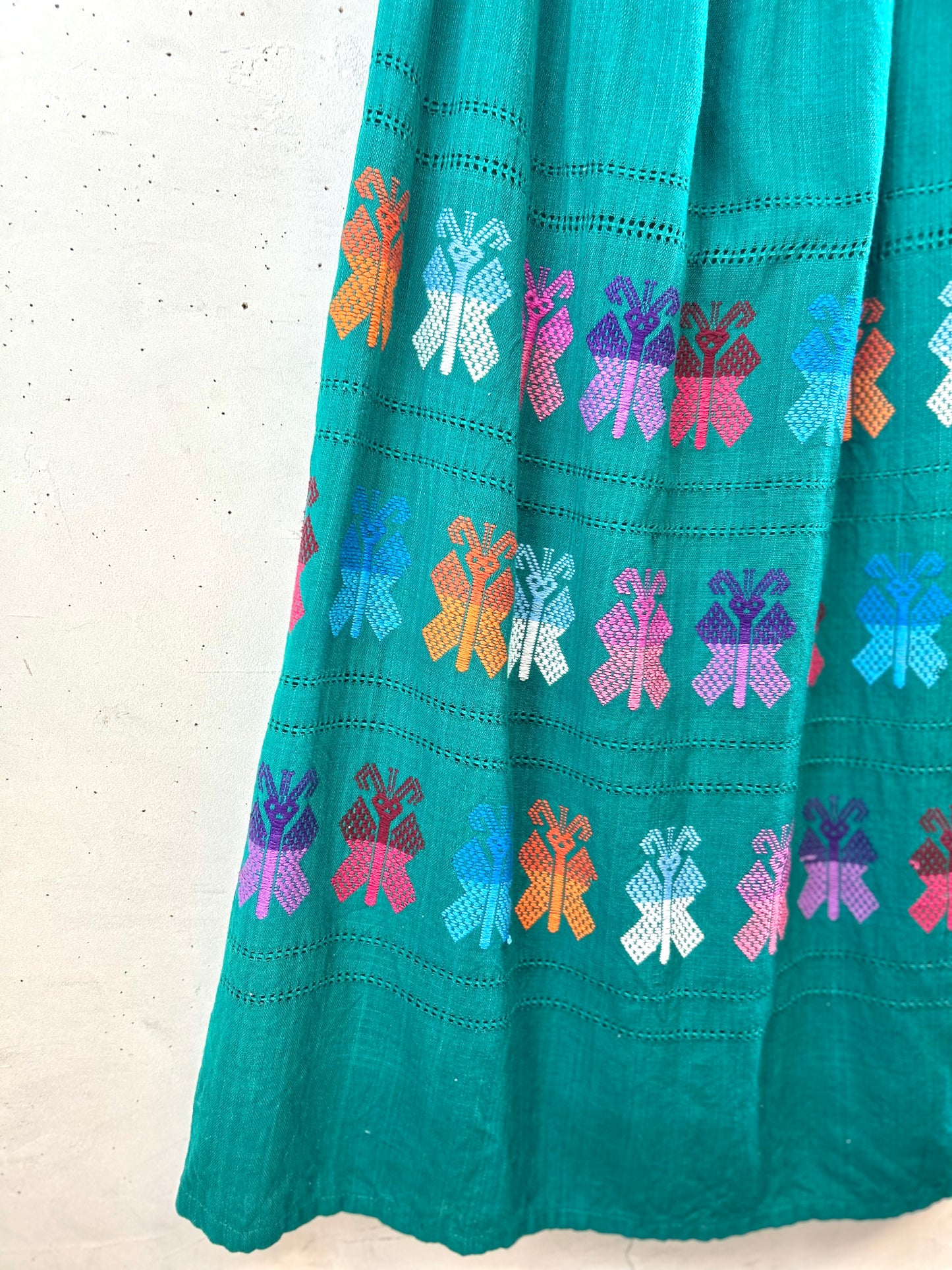 Vintage Guatemala Embroidery Dress[G30104]