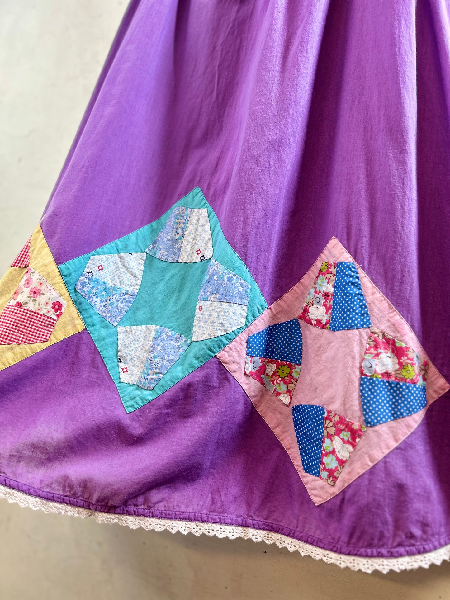 '70s Vintage Patchwork Skirt [G30783]