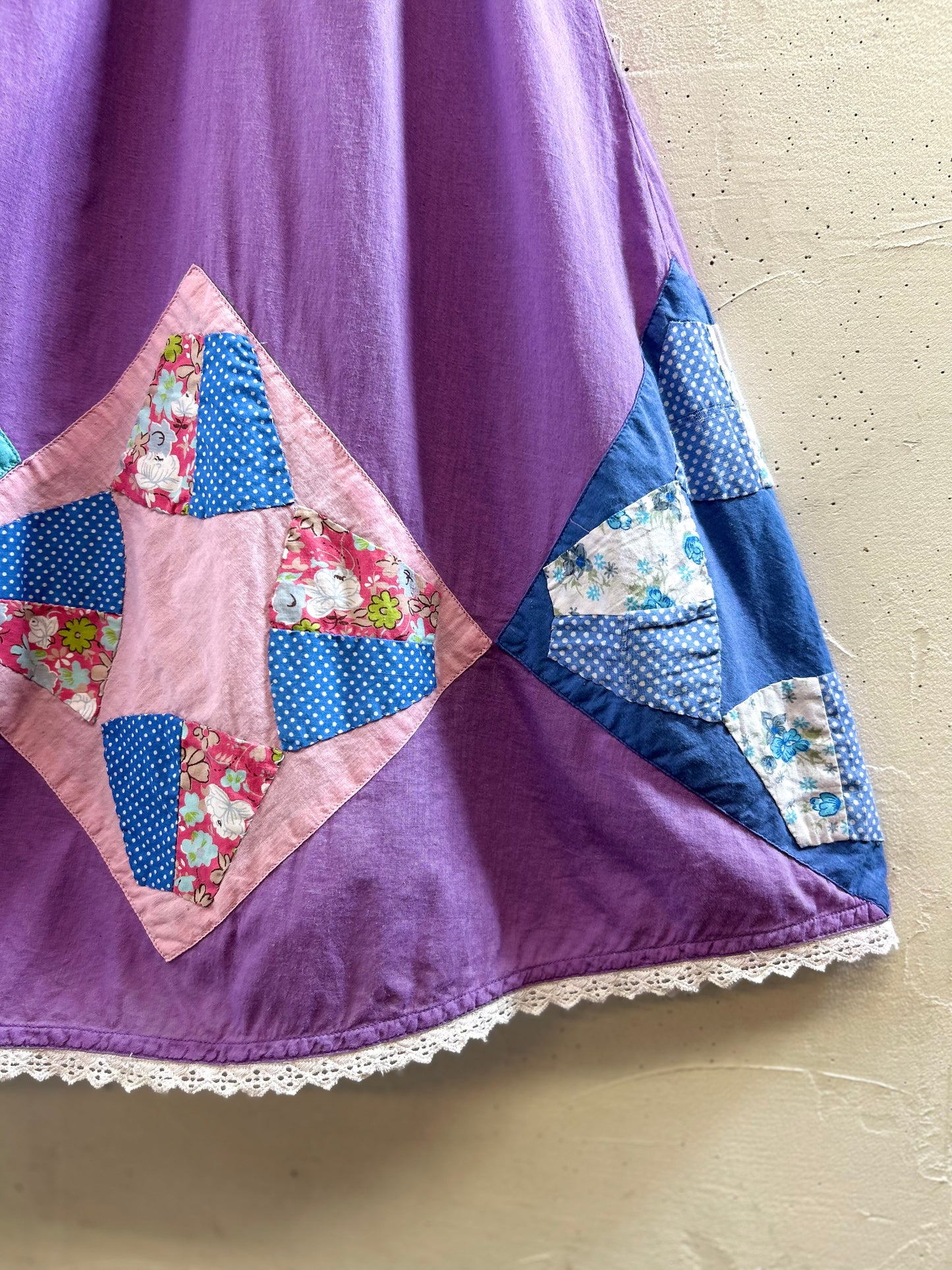 '70s Vintage Patchwork Skirt [G30783]