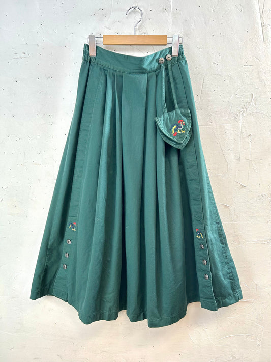 Vintage Tyrol Skirt [ A29252]