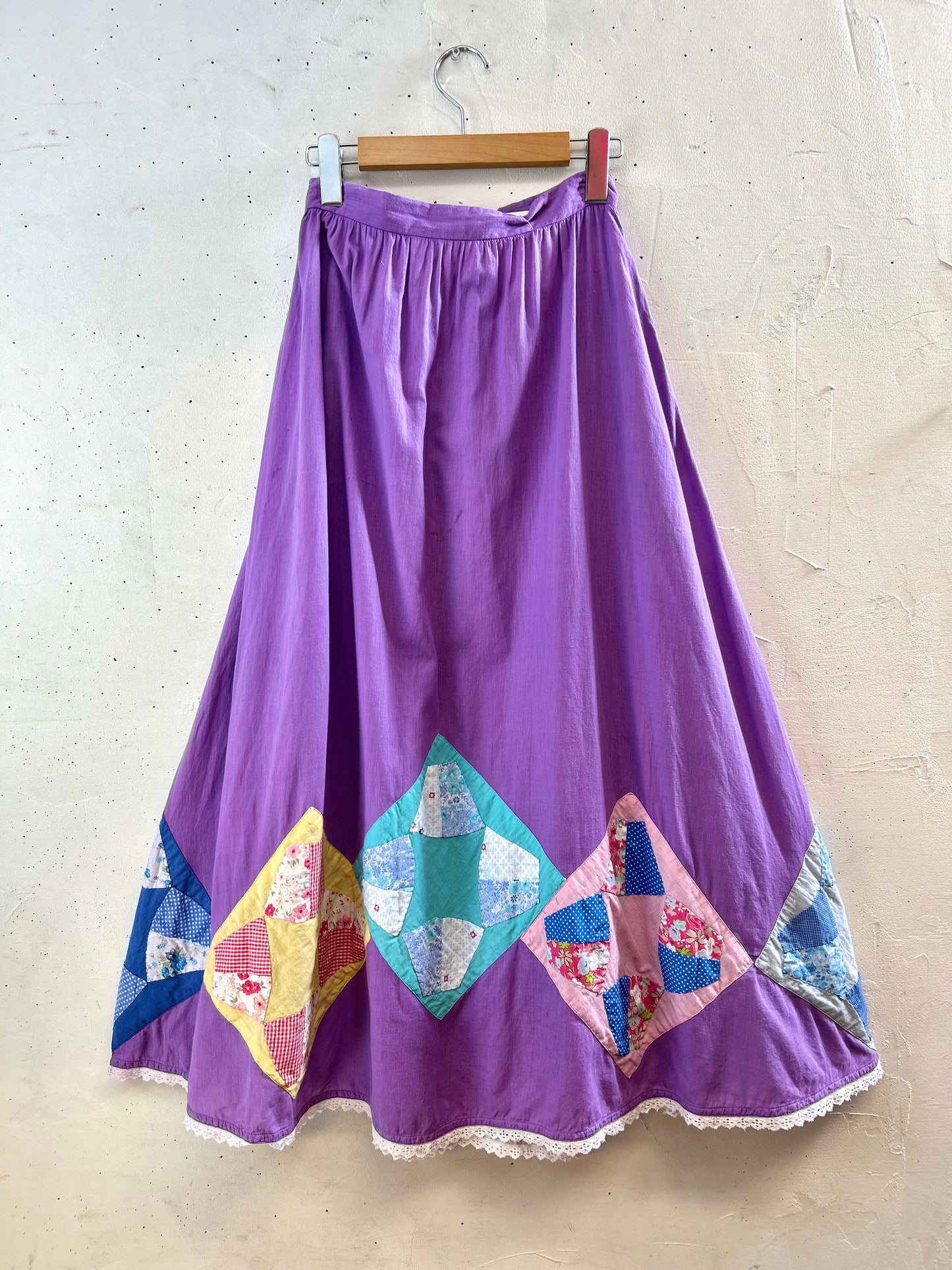 '70s Vintage Patchwork Skirt [G30783]