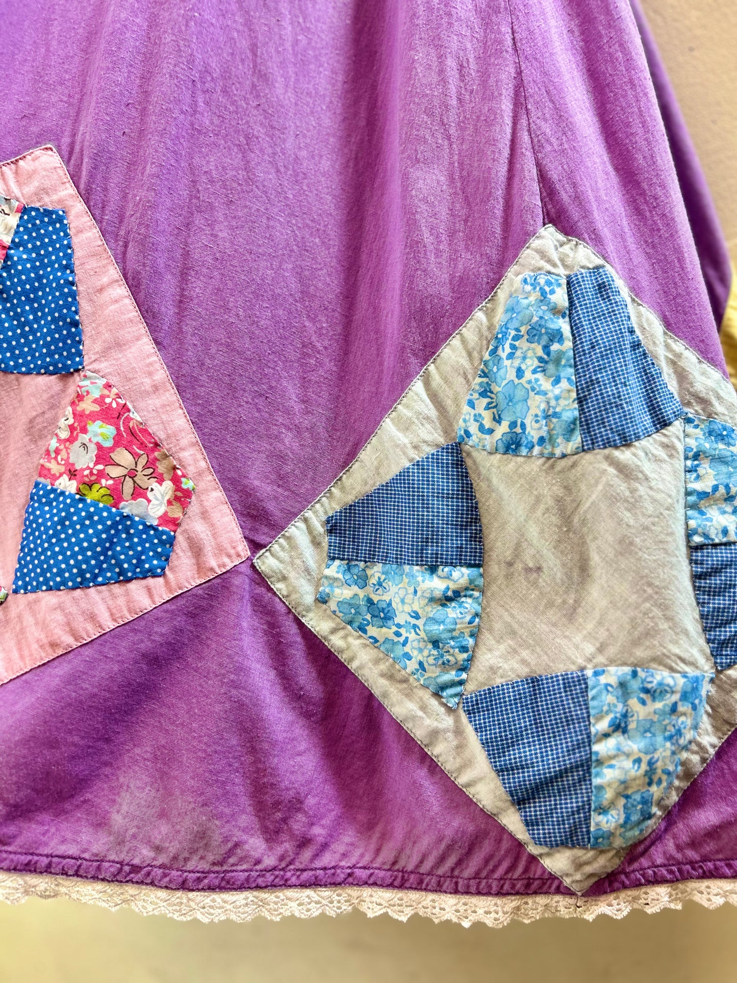 '70s Vintage Patchwork Skirt [G30783]