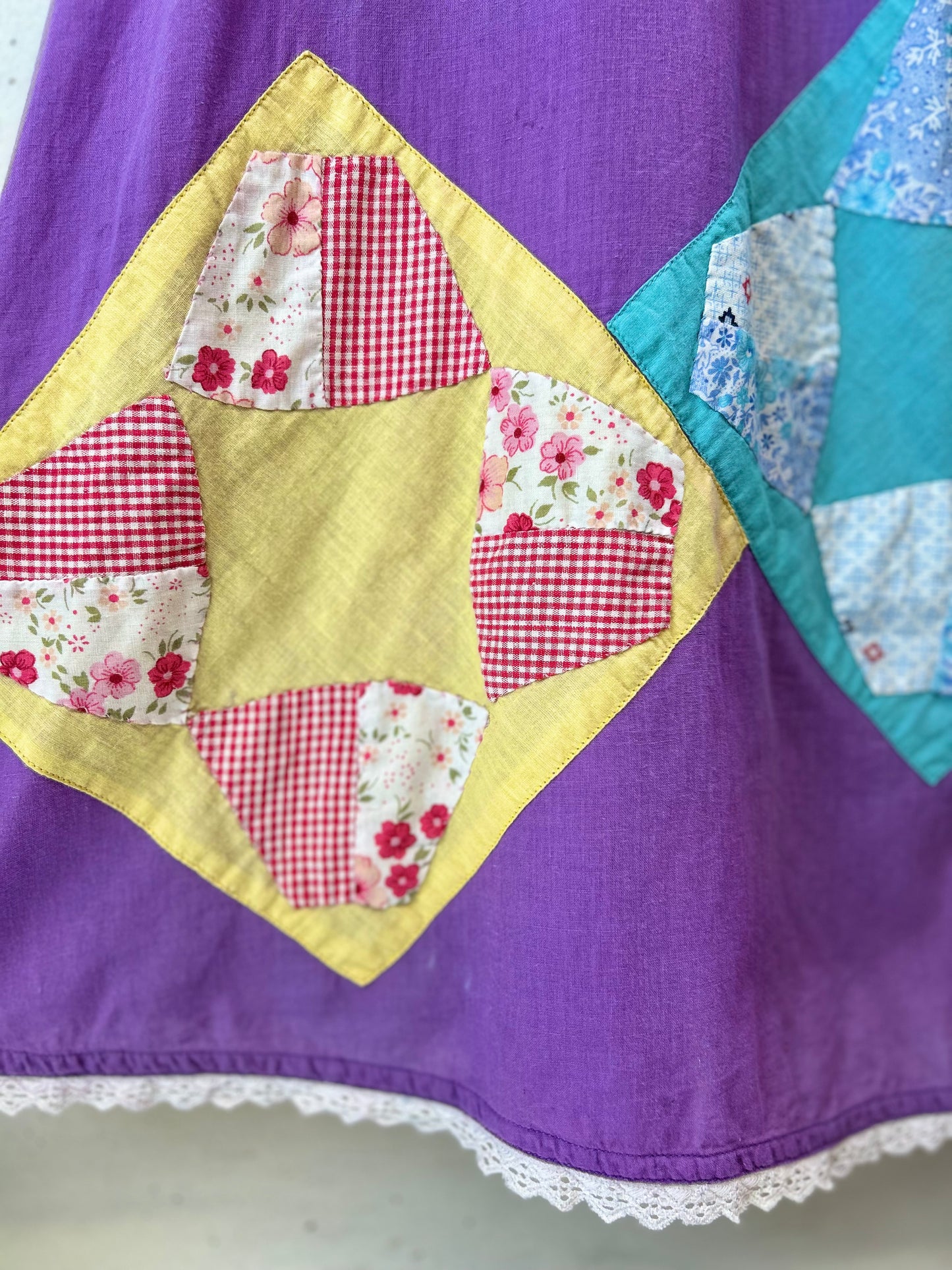 '70s Vintage Patchwork Skirt [G30783]