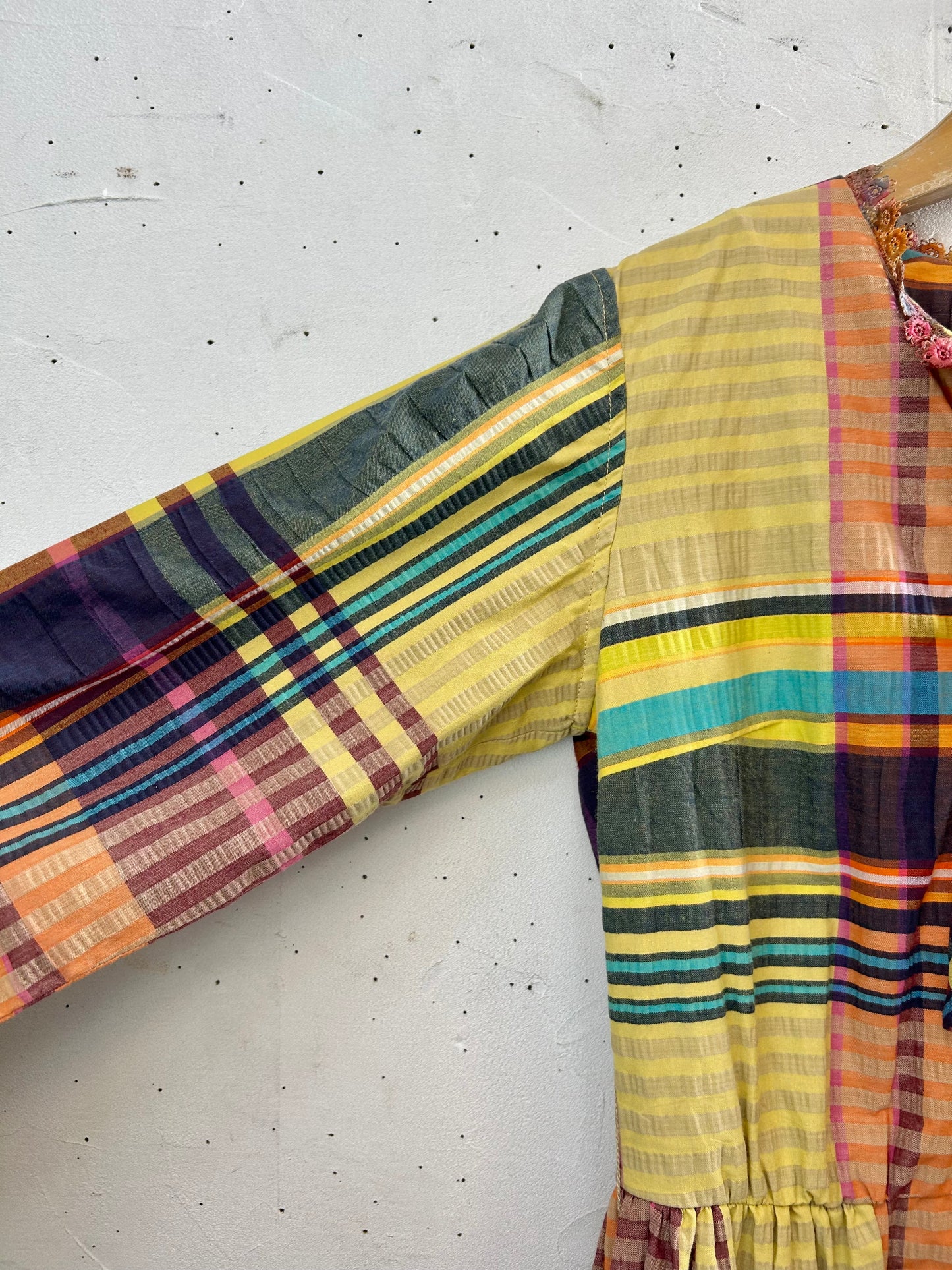 ’70s Plaid Dress [C29704]