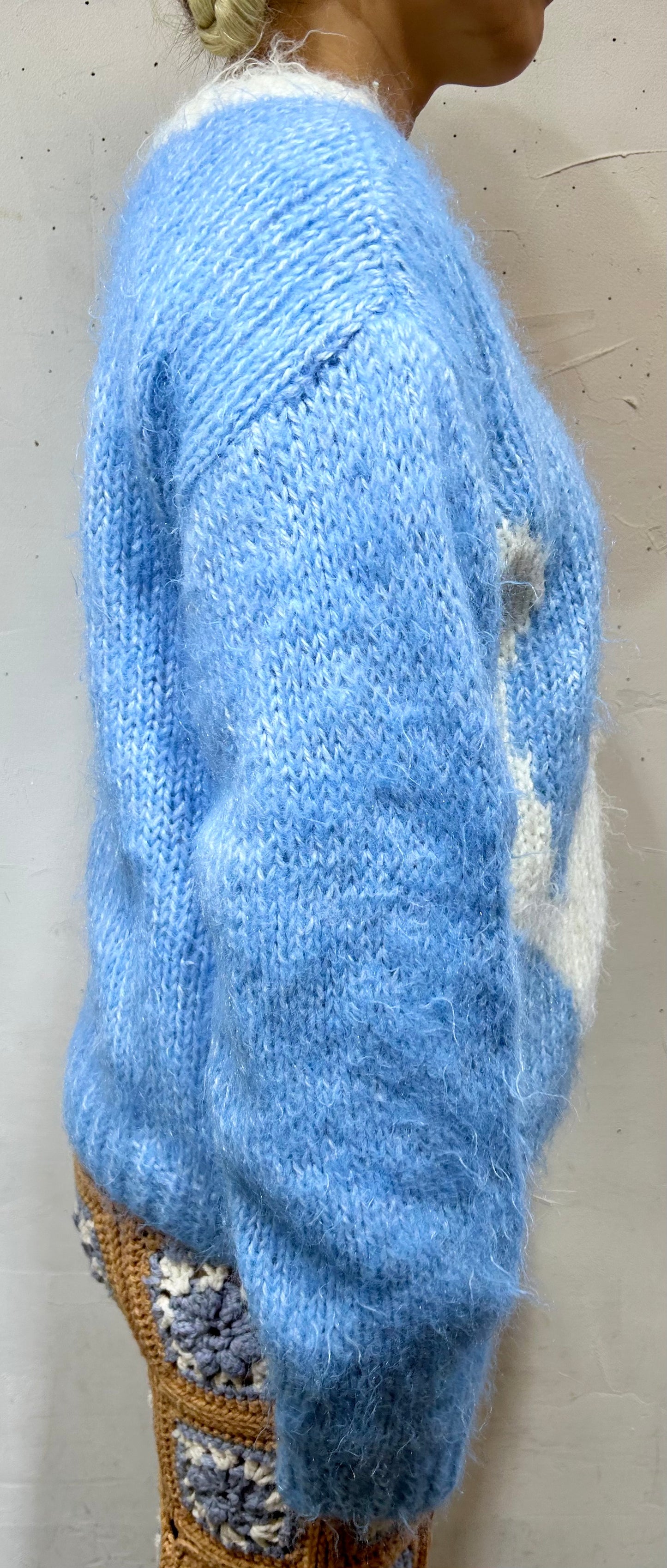 Vintage Hand Knit Sweater [L25700]