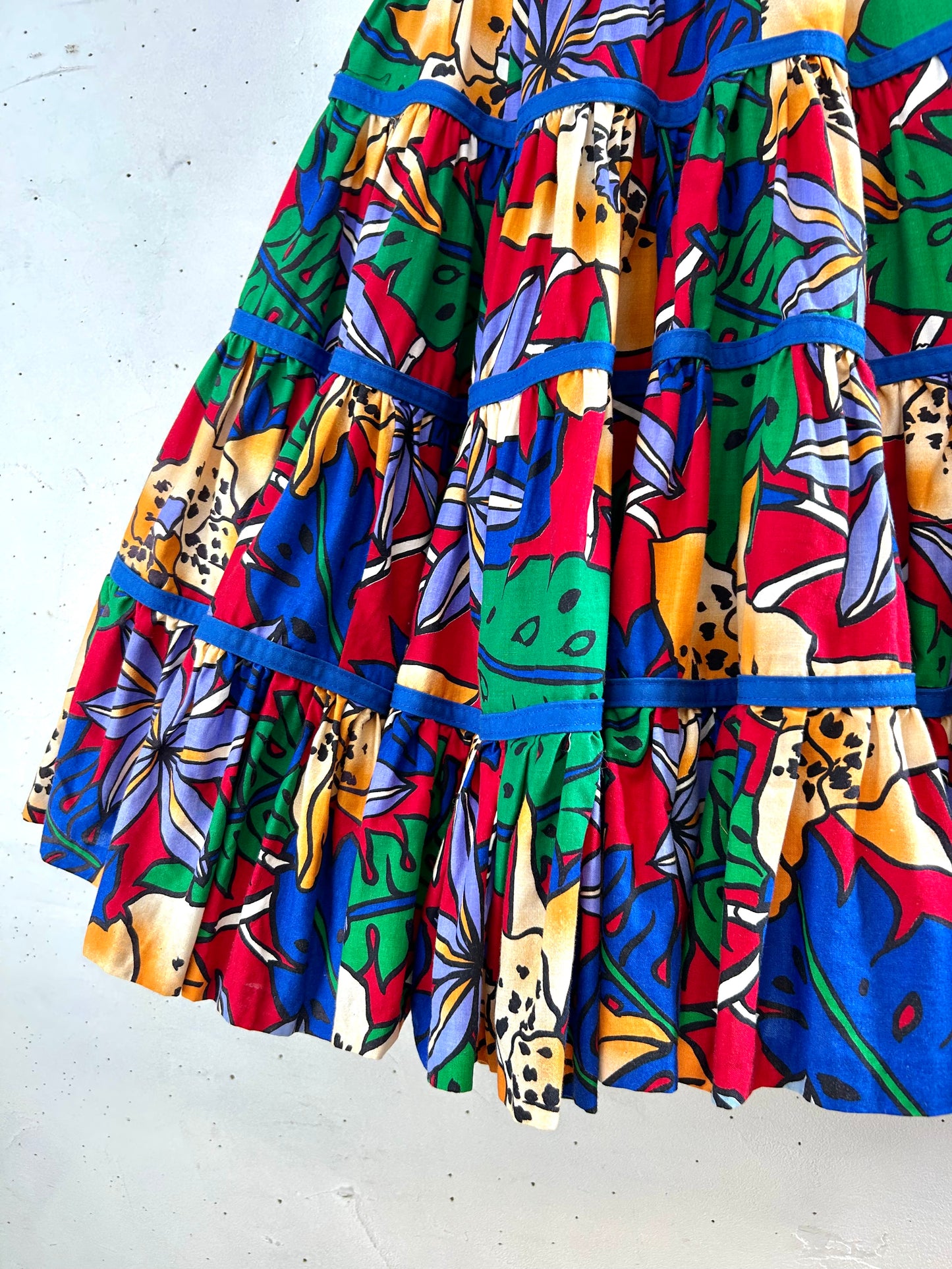 Vintage Tiered Skirt [D29924]