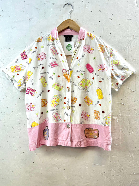 Vintage Applique Shirt [G30798]