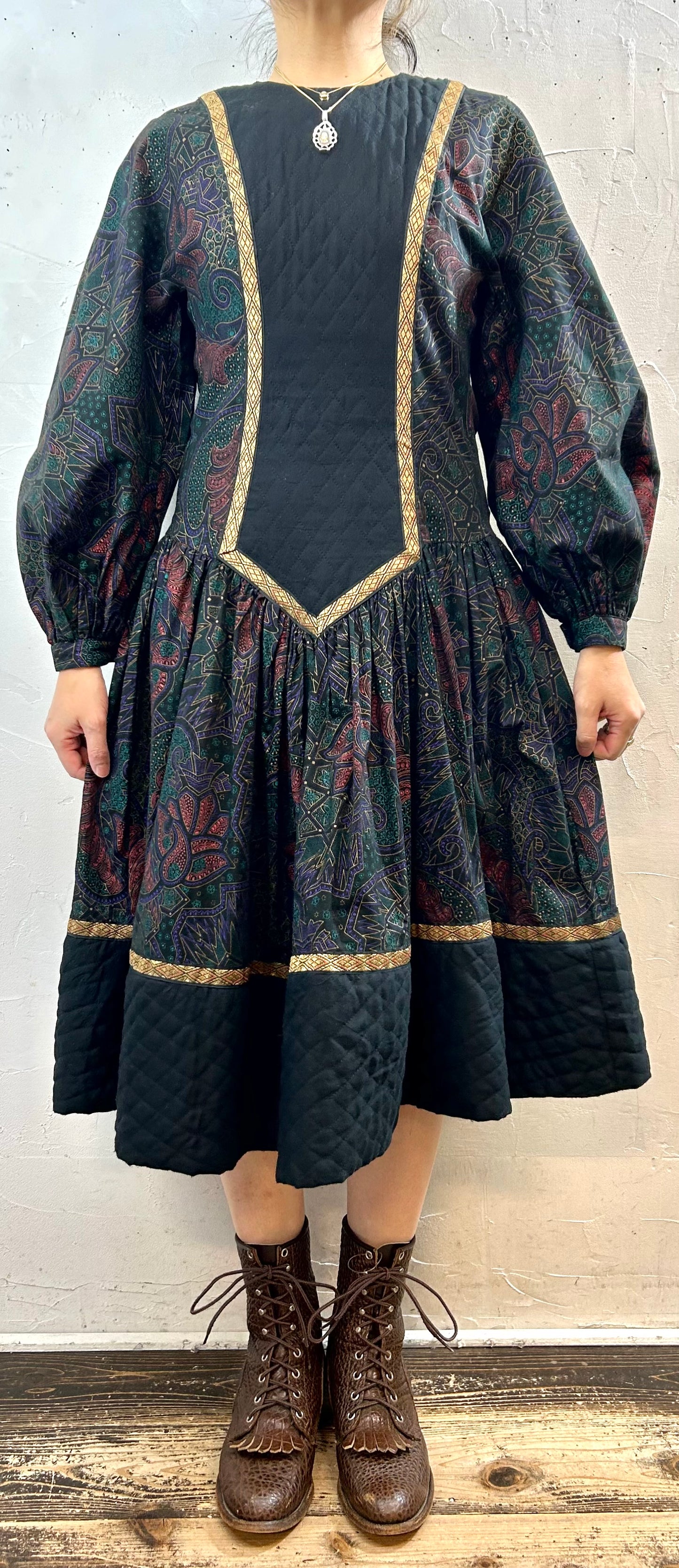 Quilting Dress [K28822]