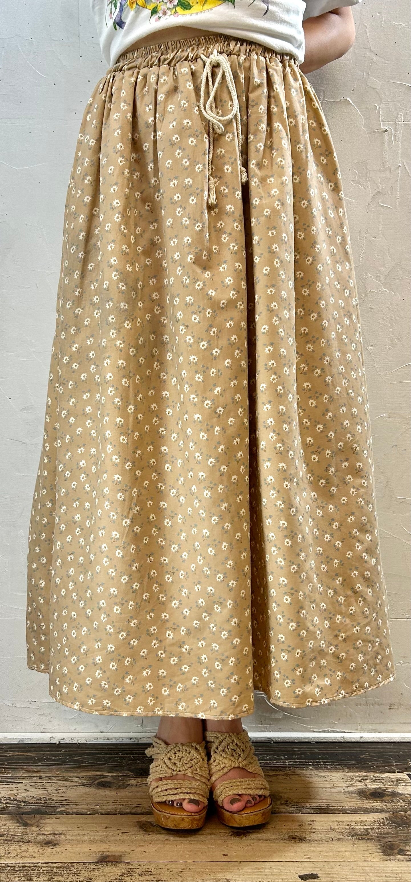 Vintage Flower Skirt [F27699]