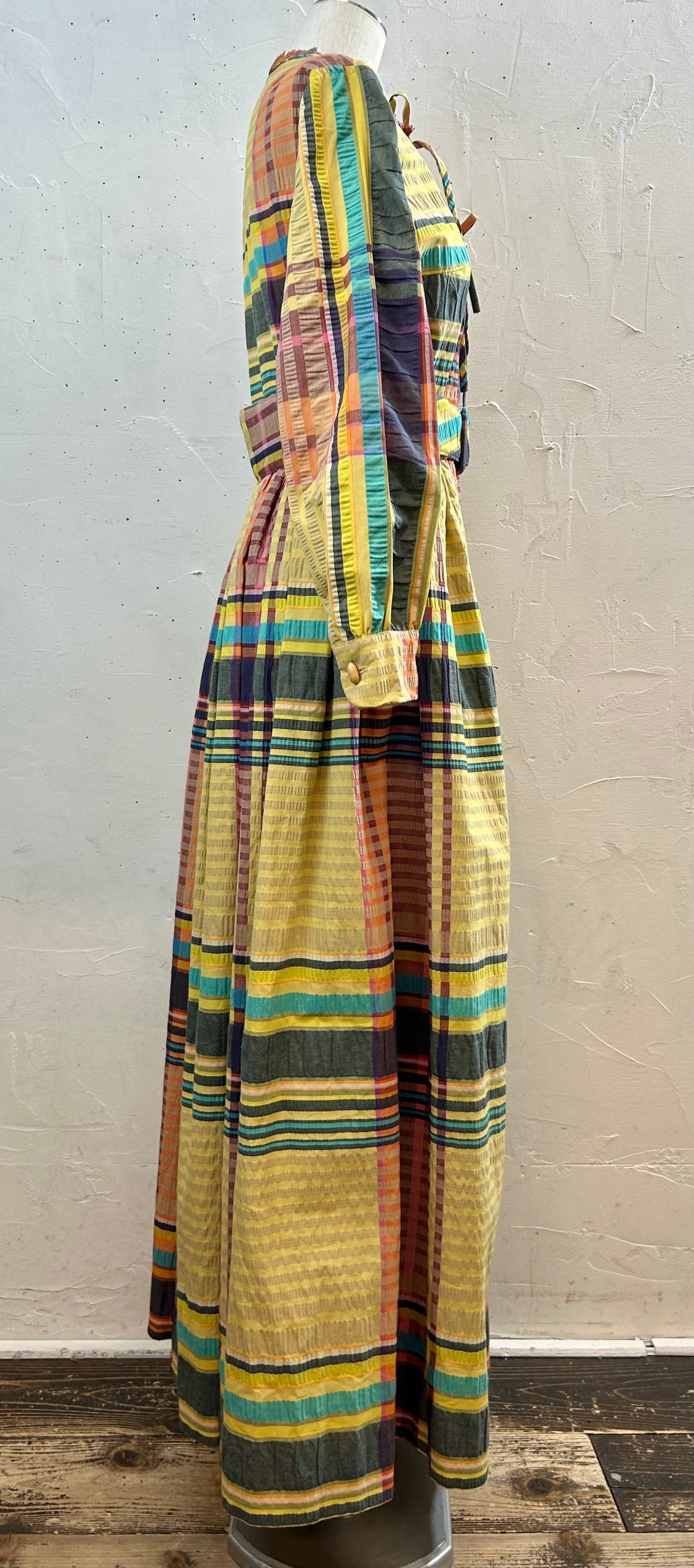 ’70s Plaid Dress [C29704]