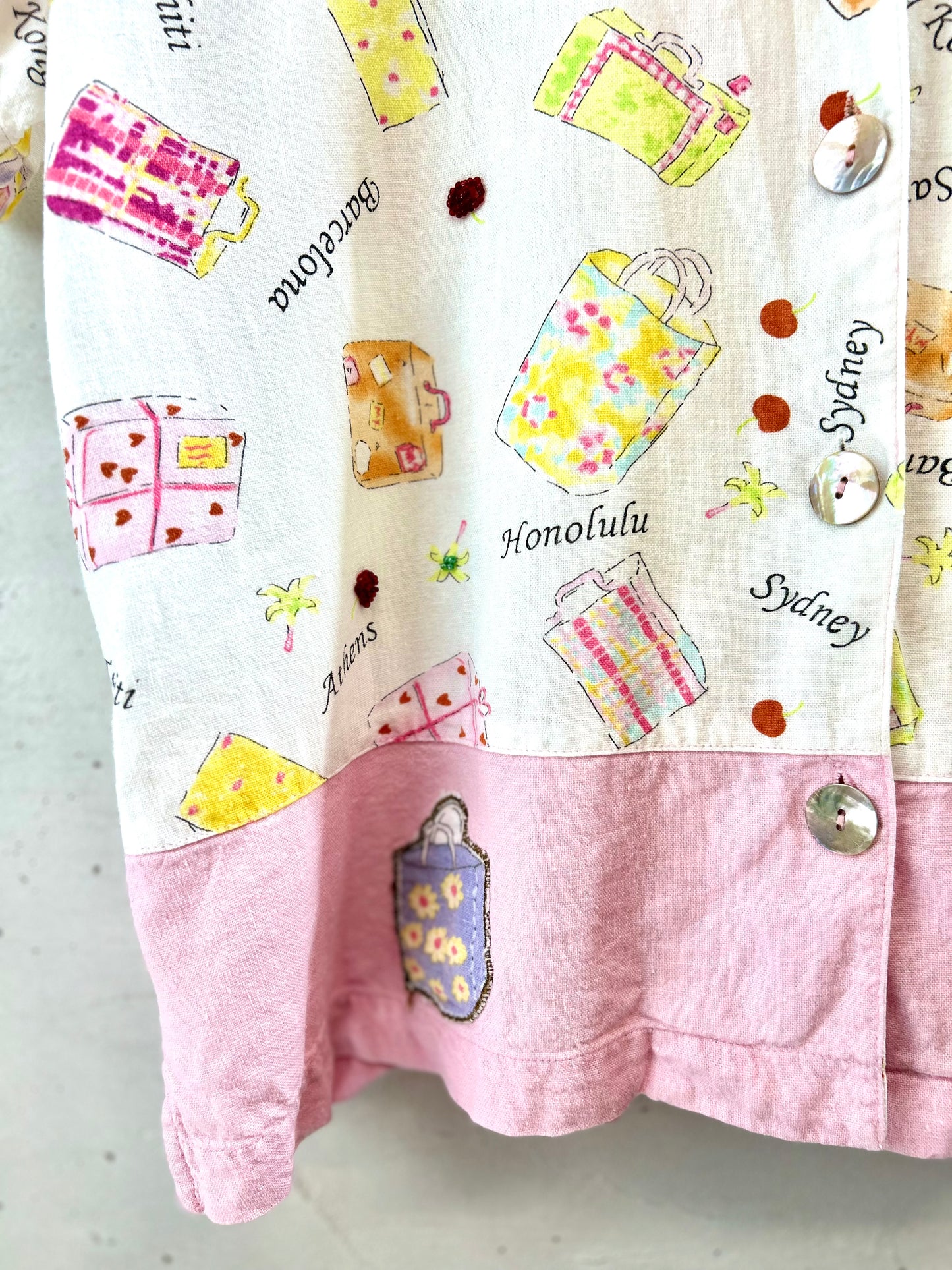 Vintage Applique Shirt [G30798]