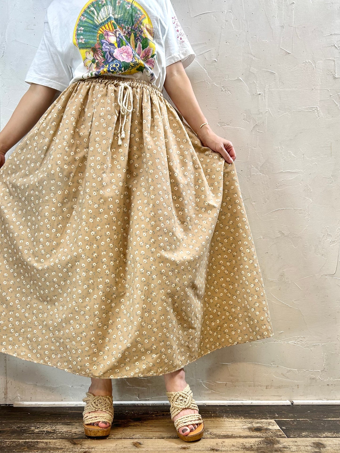 Vintage Flower Skirt [F27699]