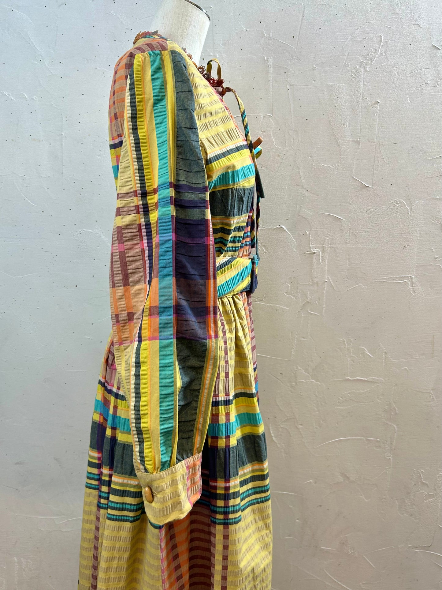 ’70s Plaid Dress [C29704]