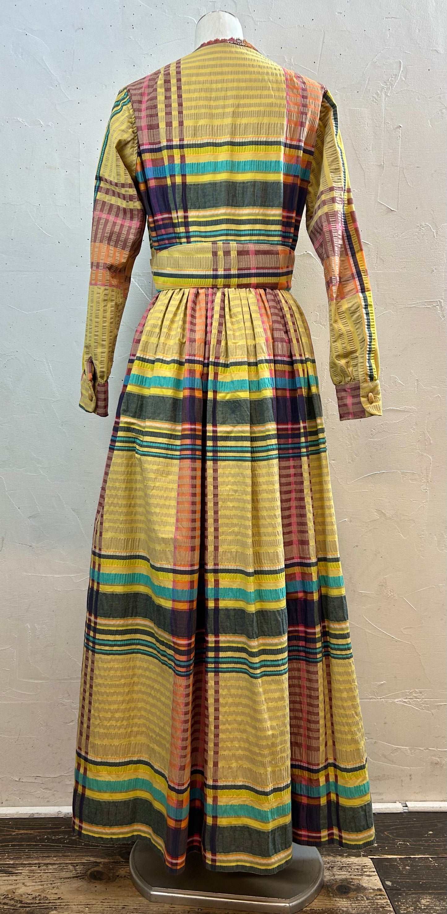’70s Plaid Dress [C29704]