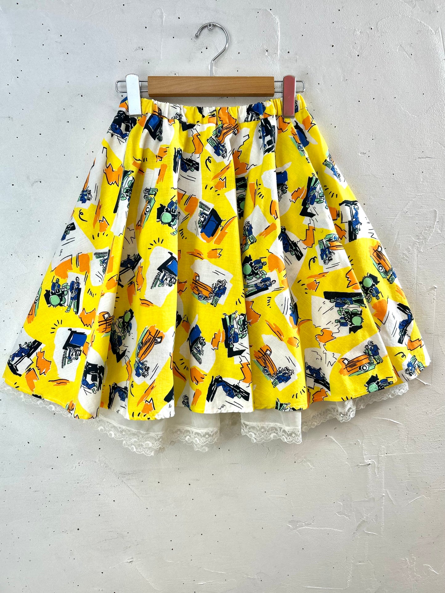 Vintage Tiered Skirt [D29925]
