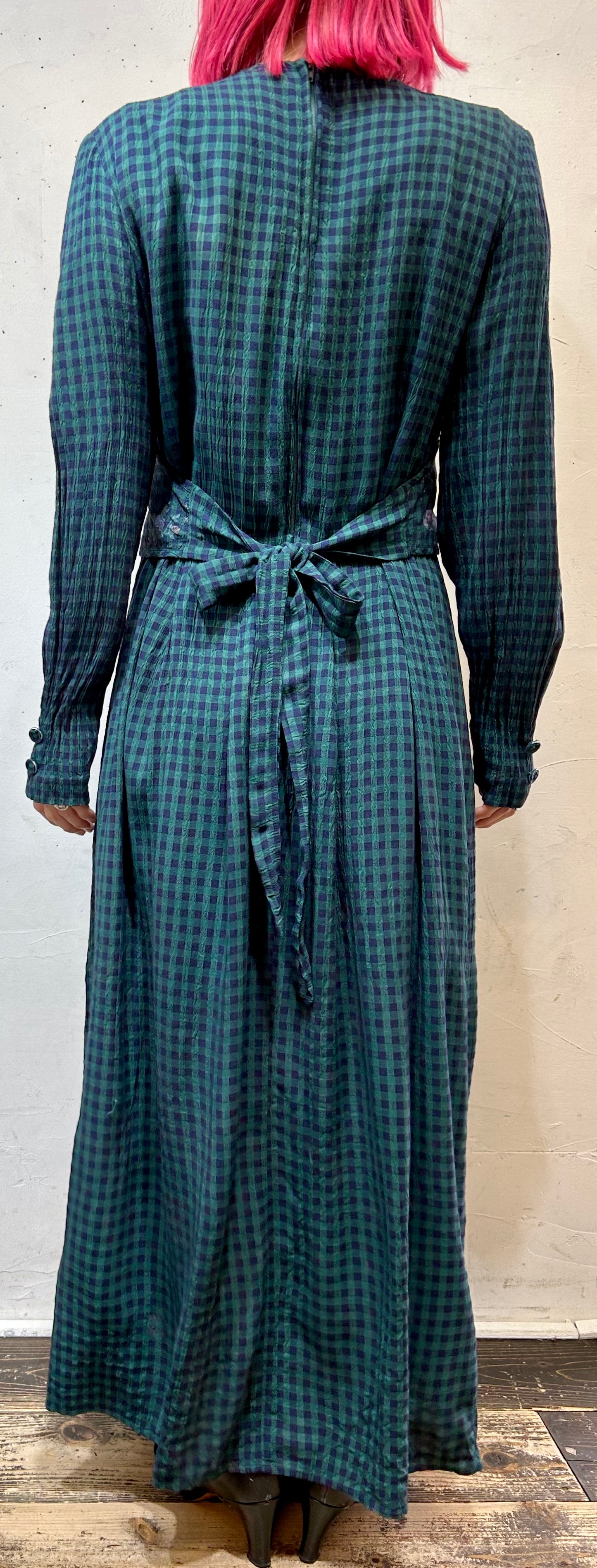 Vintage Layered Style Dress MADE IN USA [J25197]