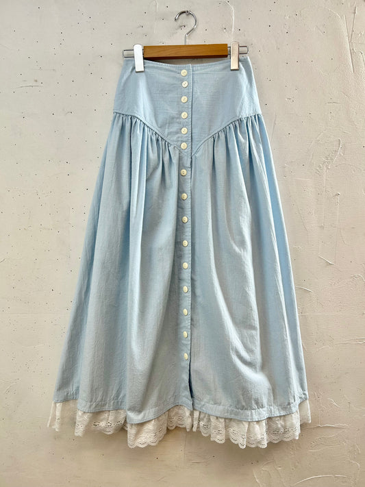 Vintage Skirt CRAFTED IN USA [F30340]