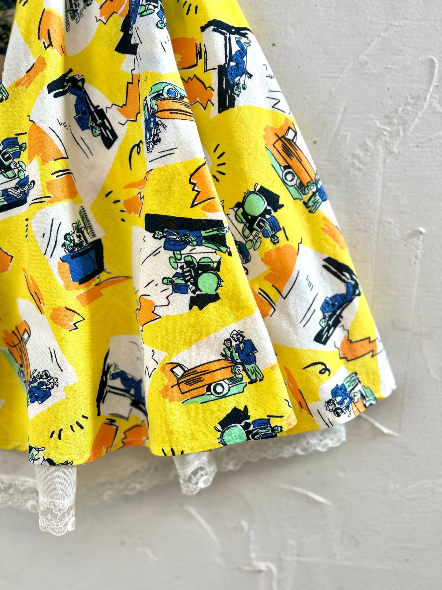 Vintage Tiered Skirt [D29925]