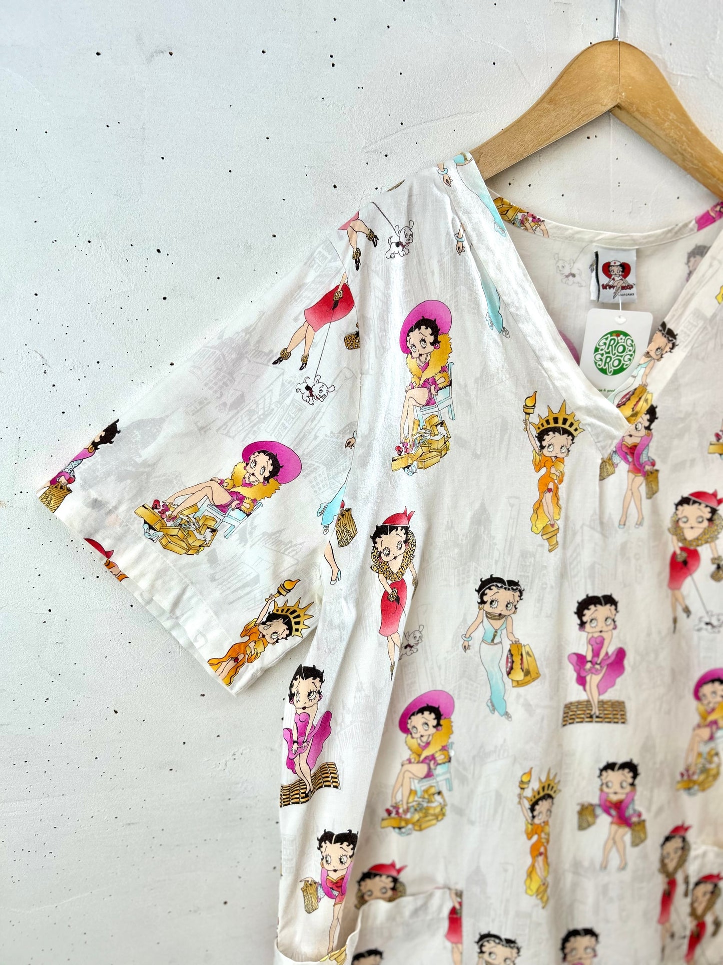 Vintage Hospital Shirt 〜BETTY BOOP〜 [G30796]
