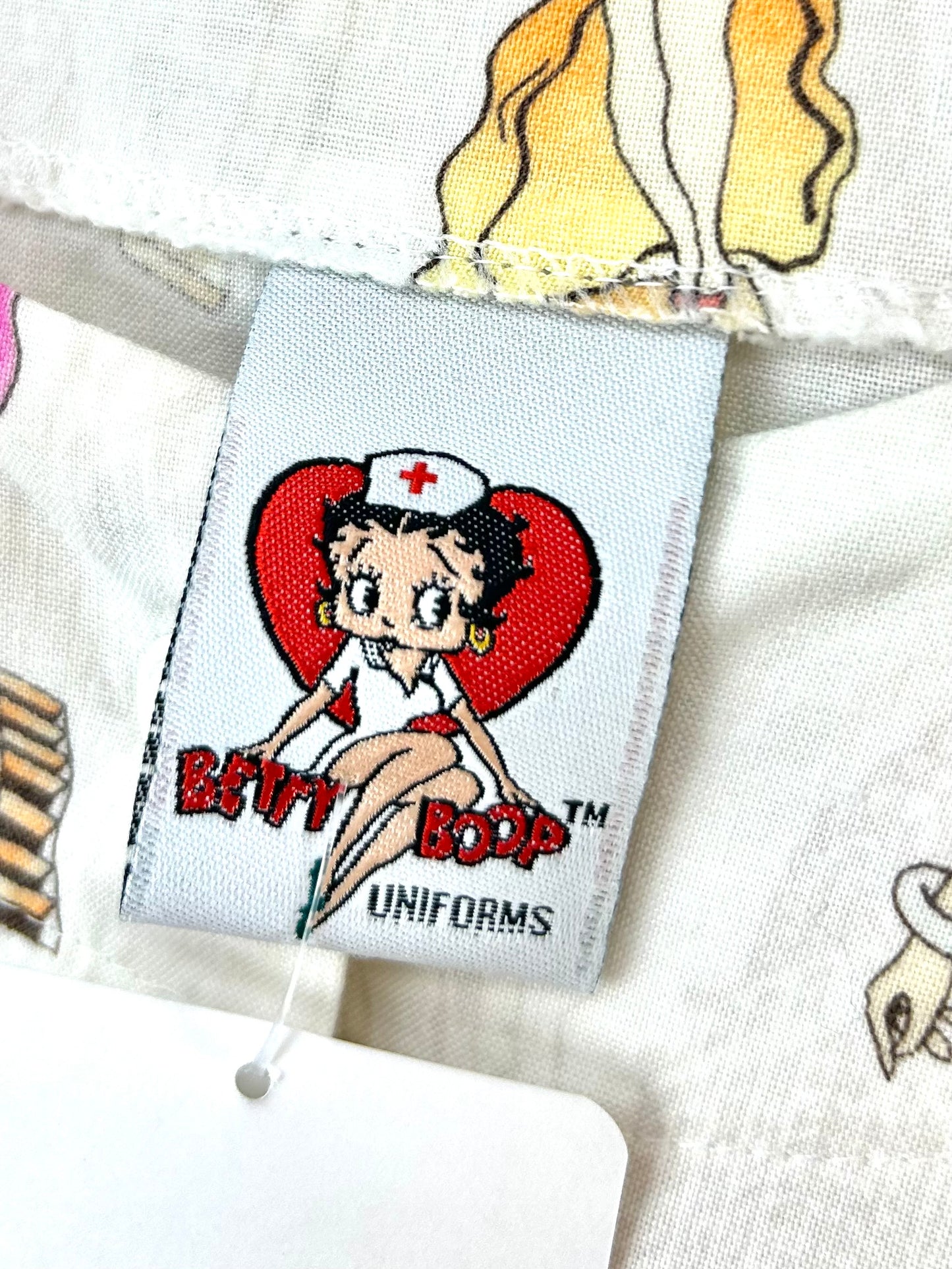 Vintage Hospital Shirt 〜BETTY BOOP〜 [F30566]