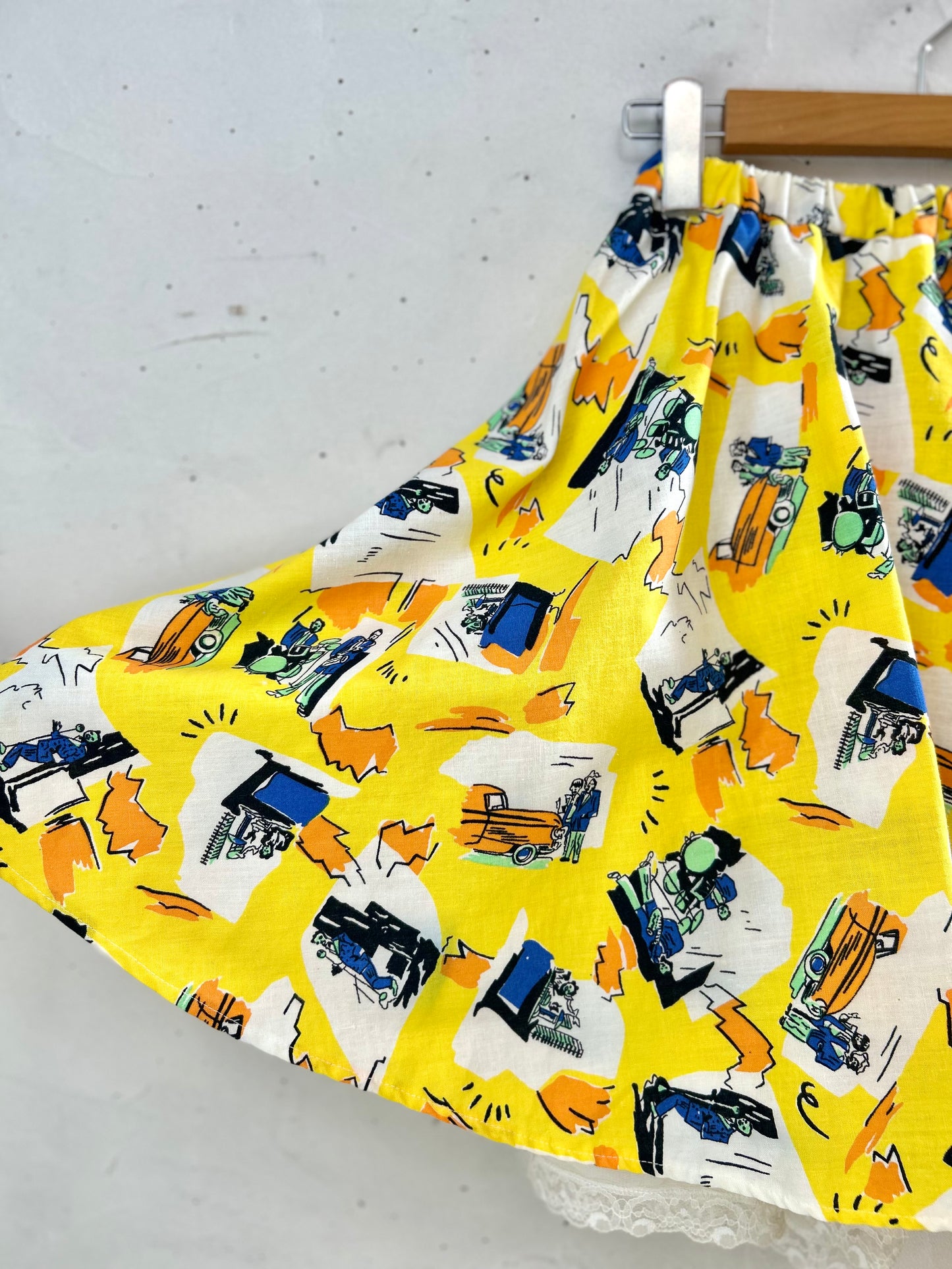 Vintage Tiered Skirt [D29925]
