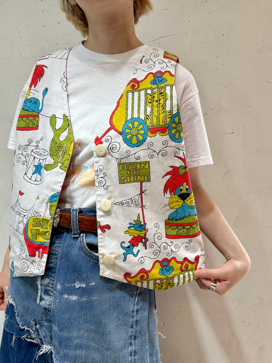 Vintage Reversible Vest [D26943]