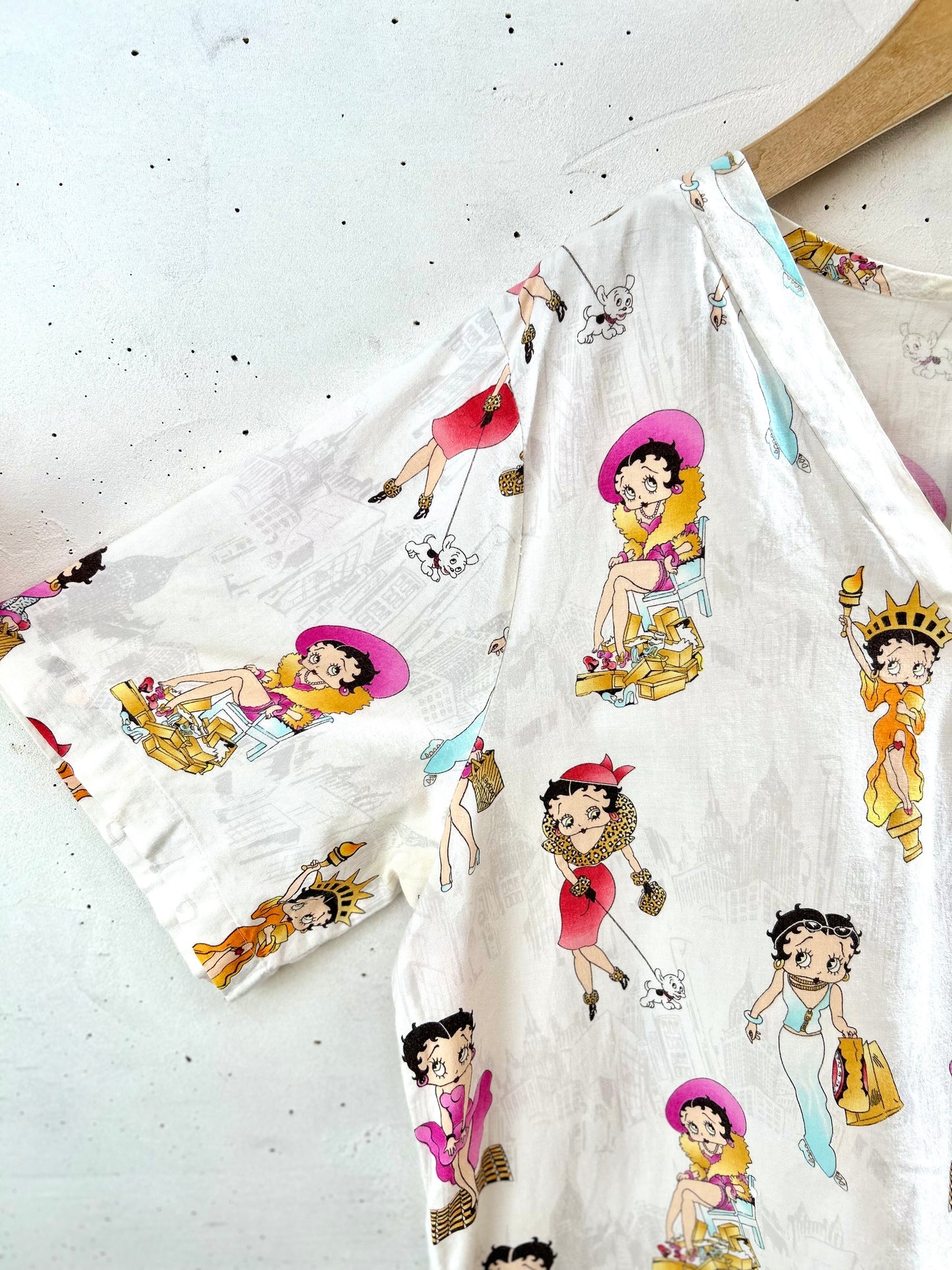 Vintage Hospital Shirt 〜BETTY BOOP〜 [G30796]
