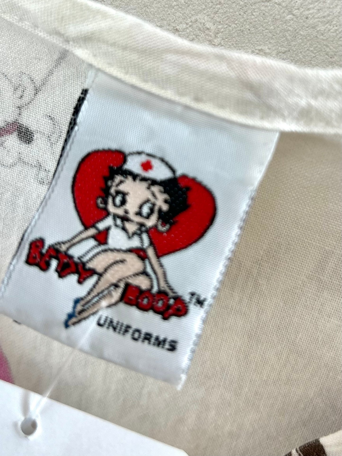Vintage Hospital Shirt 〜BETTY BOOP〜 [G30796]