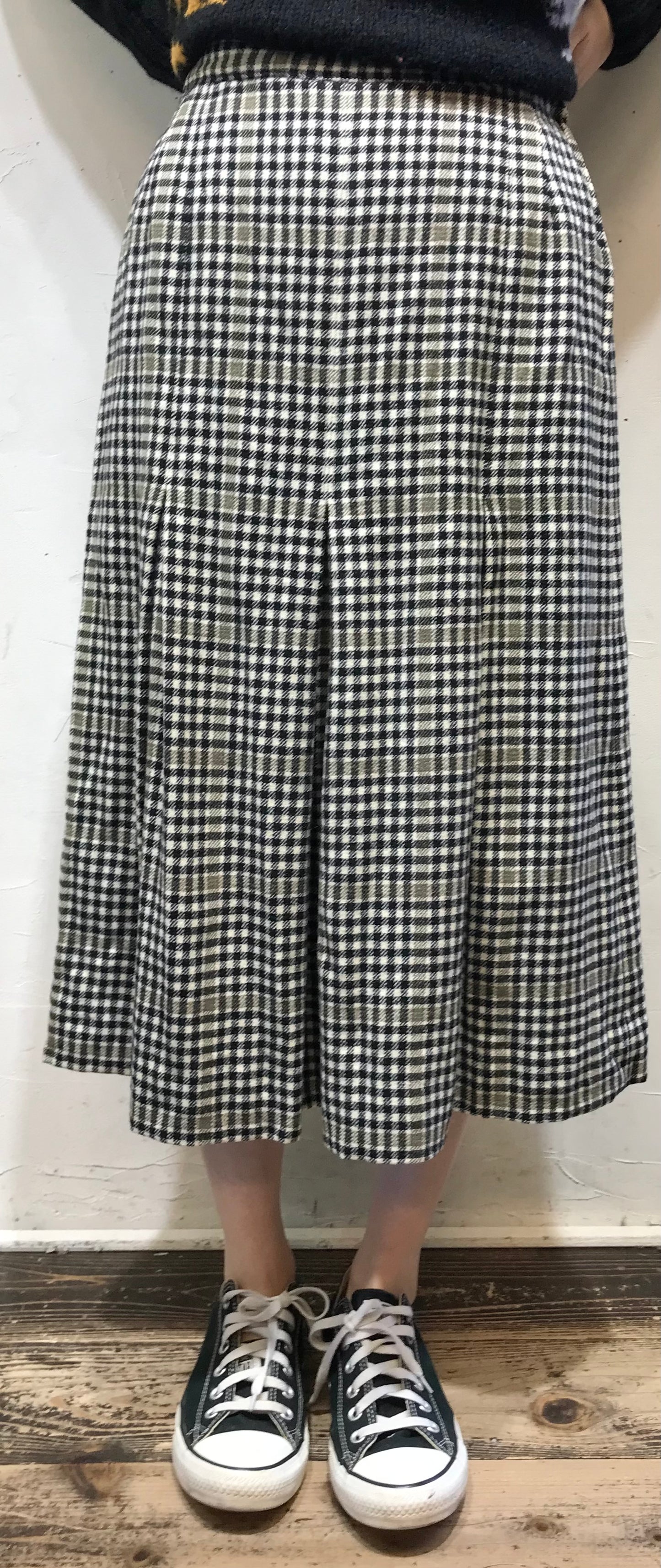 Vintage Plaid Wool Skirt 〜PENDLETON〜 [A25966]