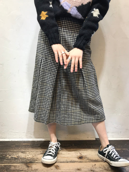 Vintage Plaid Wool Skirt 〜PENDLETON〜 [A25966]