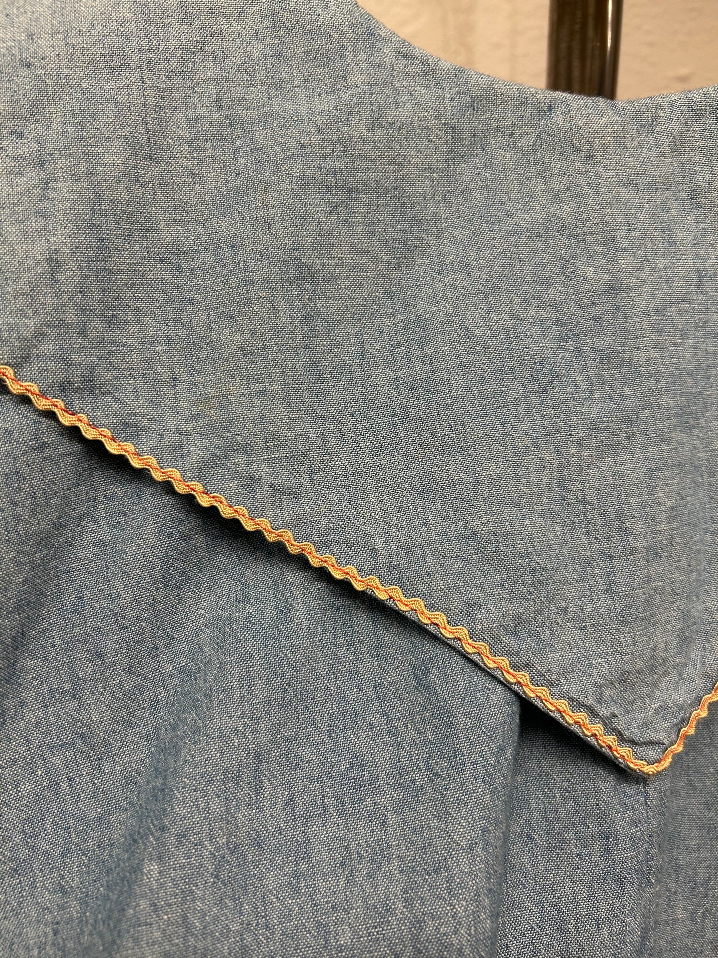 Vintage Chambray Blouse [F30344]