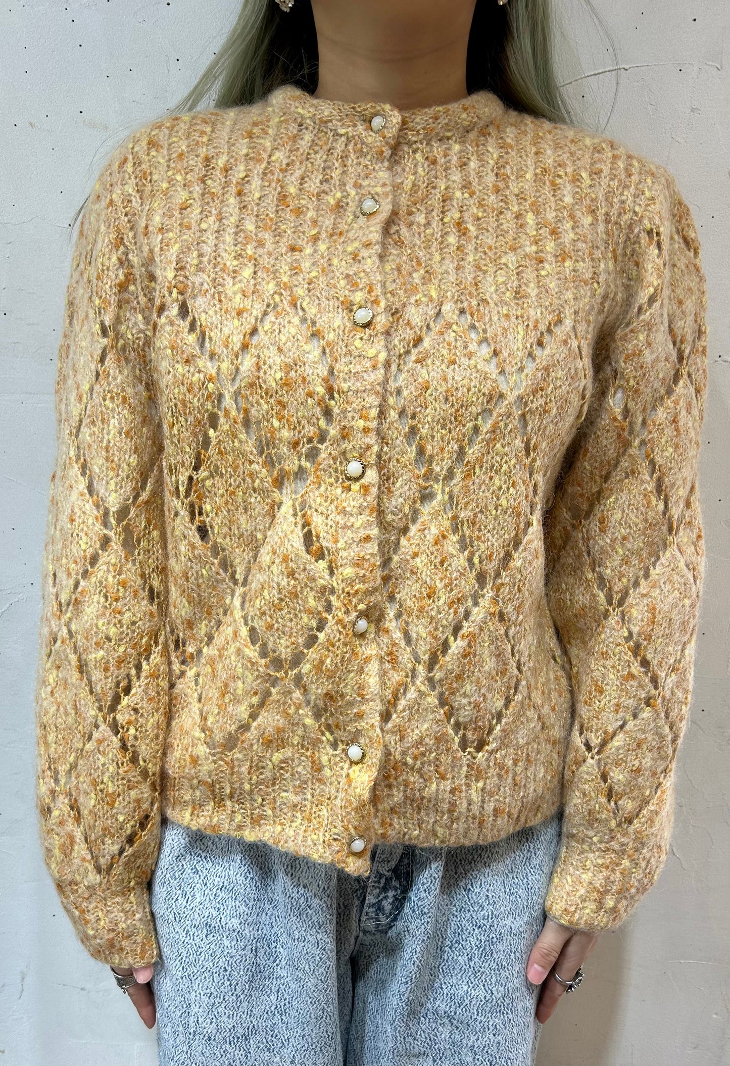 Vintage Knit Cardigan [B26133]