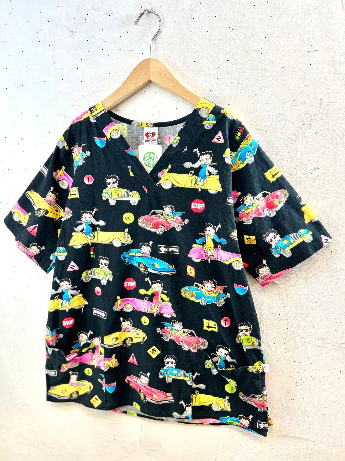Vintage Hospital Shirt 〜BETTY BOOP〜 [G30795]