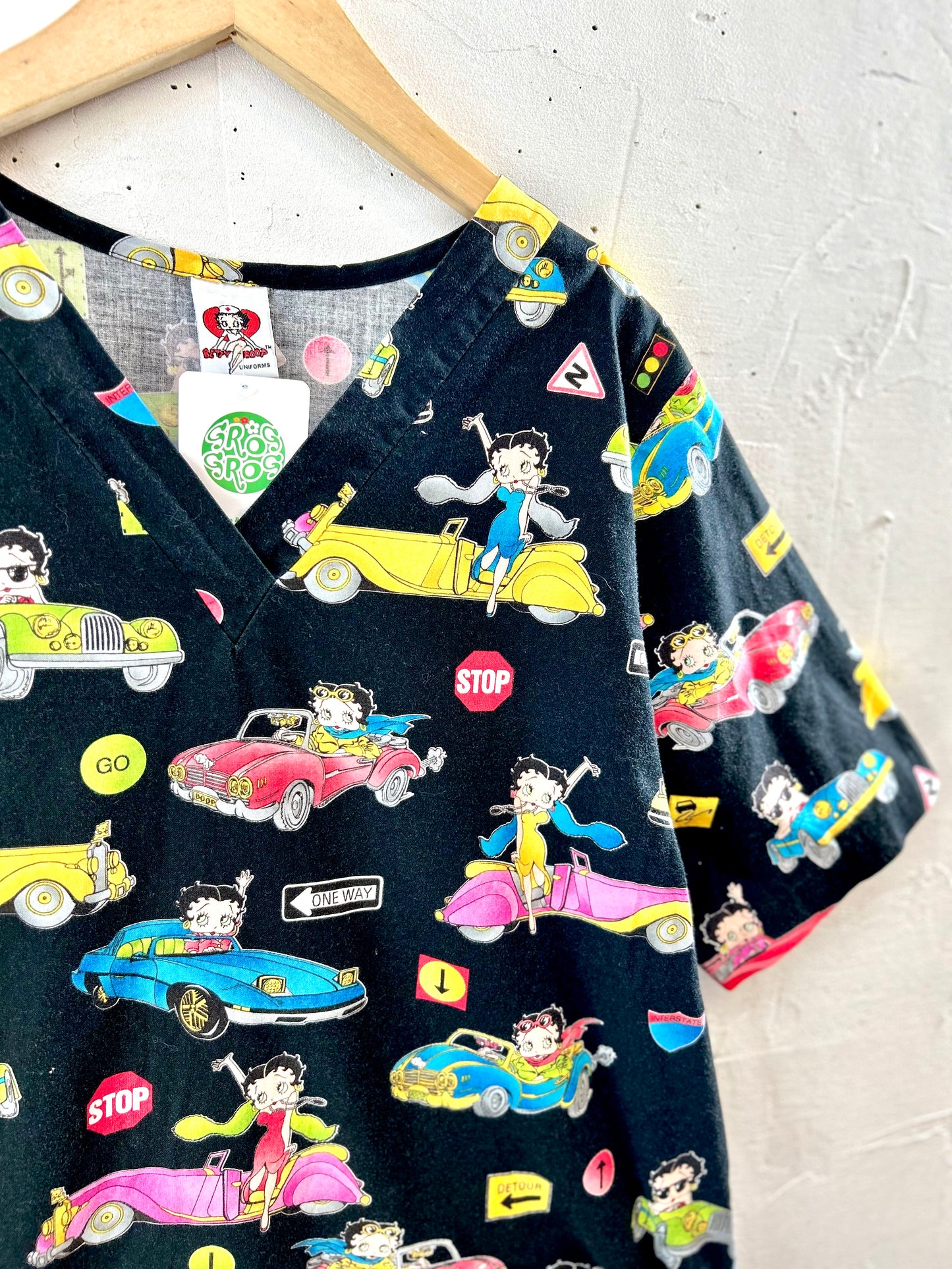 Vintage Hospital Shirt 〜BETTY BOOP〜 [G30795]